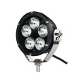 ΠΡΟΒΟΛΕΑΣ ΟΔΗΓΗΣΗΣ LED DRIVING ΜΑΥΡΟΣ 10-32V 50W 3500 lm 5 CREE LED ΣΤΡΟΓΓΥΛΟΣ 110 x 110 x 64 mm M-TECH