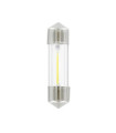 ΛΑΜΠΑΚΙ ΠΛΑΦΟΝΙΕΡΑΣ 12V 8x31mm 20lm ΛΕΥΚΟ MEGA-LED9 COB (ΔΙΠΛΗΣ ΠΟΛΙΚΟΤΗΤΑΣ- CAN-BUS) BLISTER 1ΤΕΜ.