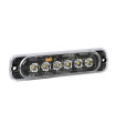 ΣΤΡΟΜΠΟ ΠΟΡΤΟΚΑΛΙ LS1 12/24V ΜΕ 6 LED 19 ΧΡΗΣΕΩΝ ΑΔΙΑΒΡΟΧΟ 113x28mm 1ΤΕΜ.