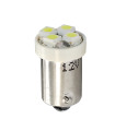 T4W 12V 0,32W BA9s (ΜΙΝΙΟΝ) LED 4xSMD3528 ΛΕΥΚΟ BLISTER 2ΤΕΜ.