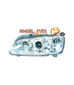 PEUGEOT 106 96+ ANGELEYES CHROME (H1+H1)