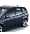 FORD C-MAX 2003-2010 TRIM ΜΑΡΚΕ ΠΑΡΑΘΥΡΩΝ ΑΥΤΟΚΟΛΛΗΤΑ ΧΡΩΜΙΟΥ 4ΤΕΜ.