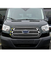 FORD TRANSIT 2014+ ΔΙΑΚΟΣΜΗΤΙΚΕΣ ΓΡΥΛΛΙΕΣ ΜΑΣΚΑΣ ΕΜΠΡΟΣ ΧΡΩΜΙΟΥ 3ΤΕΜ.