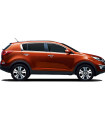 KIA SPORTAGE 5D 2010-2016 ΔΙΑΚΟΣΜΗΤΙΚΟ TRIM ΠΑΡΑΘΥΡΩΝ ΧΡΩΜΙΟ 8ΤΕΜ.