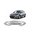 OPEL ASTRA J 4D 2012+ TRIM ΜΑΡΚΕ ΠΑΡΑΘΥΡΩΝ ΑΥΤΟΚΟΛΛΗΤΑ ΧΡΩΜΙΟΥ 12ΤΕΜ.