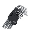 TORX ΚΛΕΙΔΙΑ 9 ΤΕΜΑΧΙΩΝ (T10/15/20/25/27/30/40/45/50)  ΧΡΩΜΙΟ-ΒΑΝΑΔΙΟ (CRV)