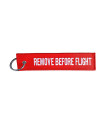 ΜΠΡΕΛΟΚ ΚΛΕΙΔΙΩΝ REMOVE BEFORE FLIGHT ΚΟΚΚΙΝΟ ΥΦΑΣΜΑ