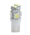 W5W 12V T10 W2,1x9,5d LED 4xSMD5050+4xSMD3528 ΛΕΥΚΟ (ΚΑΡΦΩΤΟ ΑΚΑΛΥΚΟ) 1ΤΕΜ.