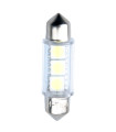 ΛΑΜΠΑΚΙΑ ΠΛΑΦΟΝΙΕΡΑΣ C5W/C10W 12V 0,72W SV8,5 36mm PREMIUM LED 3xSMD5050 ΛΕΥΚΟ 1ΤΕΜ.