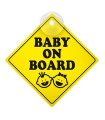 BABY ON BOARD ΕΝΔΕΙΞΗ ΜΕ ΒΕΝΤΟΥΖΑ 127x127mm