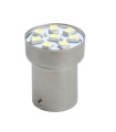 R5W/R10W 24V BA15s LED 8xSMD3528 ΚΟΚΚΙΝΟ (ΜΟΝΟΠΟΛΙΚΟ) HEAVY DUTY 1ΤΕΜ. M-TECH