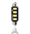 ΛΑΜΠΑΚΙΑ ΠΛΑΦΟΝΙΕΡΑΣ C5W/C10W 12V 2W SV8,5 41mm CAN-BUS+RADIATOR LED 4xSMD5730 ΛΕΥΚΟ 1ΤΕΜ. M-TECH