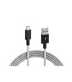 ΚΑΛΩΔΙΟ USB ΦΟΡΤΙΣΗΣ ΚΑΙ ΣΥΓΧΡΟΝΙΣΜΟΥ IRON SILVER LINE - MICRO USB (100 cm)