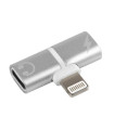 ΤΑΦ ΣΥΝΔΕΣΗΣ ΦΟΡΤΙΣΤΗ ΜΕ ΑΚΟΥΣΤΙΚΑ SPLITTER APPLE (8 PIN) 90 ΜΟΙΡΩΝ