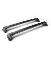 ΜΠΑΡΕΣ ΟΡΟΦΗΣ ΑΛΟΥΜΙΝΙΟΥ ΜΑΥΡΗ WHISPBAR FLUSH ΒΑR STANDARD  125 cm YAKIMA ΜΕ ΚΛΕΙΔΙ - 2 ΤΕΜ.