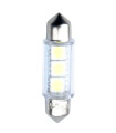 ΛΑΜΠΑΚΙΑ ΠΛΑΦΟΝΙΕΡΑΣ C5W 12V 36mm LED3xSMD5050 ΛΕΥΚΟ BLISTER 2ΤΕΜ. M-TECH