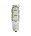 T4W 12V 2,16W BA9s (ΜΙΝΙΟΝ) LED 9xSMD5050 ΛΕΥΚΟ BLISTER 2ΤΕΜ. M-TECH