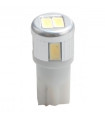 W5W 12V T10 W2,1x9,5d LED 6xSMD5730 ΛΕΥΚΟ (ΚΑΡΦΩΤΟ ΑΚΑΛΥΚΟ) BLISTER 2ΤΕΜ. M-TECH