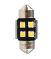 ΛΑΜΠΑΚΙΑ ΠΛΑΦΟΝΙΕΡΑΣ C5W/C10W 12V SV8.5 0,5W 31mm 4xSMD2835 LED OSRAM CAN-BUS ΛΕΥΚΟ 2ΤΕΜ. M-TECH