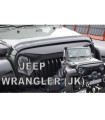 JEEP WRANGLER 2007-2018 ΑΝΕΜΟΘΡΑΥΣΤΗΣ ΚΑΠΩ ΑΥΤΟΚΙΝΗΤΟΥ ΑΠΟ ΕΥΚΑΜΠΤΟ ΦΙΜΕ ΠΛΑΣΤΙΚΟ HEKO - 1 ΤΕΜ.