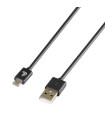 ΚΑΛΩΔΙΟ ΦΟΡΤΙΣΗΣ ΚΑΙ ΣΥΓΧΡΟΝΙΣΜΟΥ 100 cm MICRO USB ESSENTIALS LINE (ΜΑΥΡΟ)