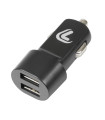 ΑΝΤΑΠΤΟΡΑΣ ΑΝΑΠΤΗΡΑ ΜΕ 2 ΘΥΡΕΣ USB 12/24V 2100 mA ESSENTIALS LINE (ΜΑΥΡΟ)