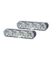 DRL HOR78 12/24V ΠΡΟΣΘΕΤΟ DAYTIME ΔΙΕΘΝΗ ΜΕ 4LED 6W 120,5x36,8mm ΜΑΥΡΟ 2ΤΕΜ