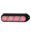 ΦΩΣ ΠΡΟΕΙΔΟΠΟΙΗΣΗΣ 12/24V HOR78 6W 4LED 143x35mm ΚΟΚΚΙΝΟ