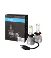 H7 LED SET C6 9-32V 6.500K 10.000lm 4 X 10W ΛΑΜΠΑ ΜΕ COB EPISTAR 1021 LED ΚΑΙ ΑΝΕΜΙΣΤΗΡΑΚΙ M-TECH - 2 ΤΕΜ.