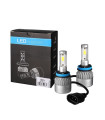 H11 LED SET C6 9-32V 6.500K 10.000lm 4 X 10W ΛΑΜΠΑ ΜΕ COB EPISTAR 1021 LED ΚΑΙ ΑΝΕΜΙΣΤΗΡΑΚΙ M-TECH - 2 ΤΕΜ.