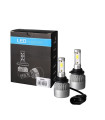 HB4 9006 LED SET C6 9-32V 6.500K 10.000lm 4 X 10W ΛΑΜΠΑ ΜΕ COB EPISTAR 1021 LED ΚΑΙ ΑΝΕΜΙΣΤΗΡΑΚΙ M-TECH - 2 ΤΕΜ.