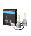 H27 880 LED SET C6 9-32V 6.500K 10.000lm 4 X 10W ΛΑΜΠΑ ΜΕ COB EPISTAR 1021 LED ΚΑΙ ΑΝΕΜΙΣΤΗΡΑΚΙ M-TECH - 2 ΤΕΜ.