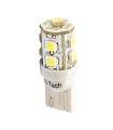 W5W 12V T10 W2,1x9,5d LED 9xSMD3528 ΠΟΡΤΟΚΑΛΙ (ΚΑΡΦΩΤΟ ΑΚΑΛΥΚΟ) BLISTER 2ΤΕΜ. M-TECH