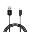 ΚΑΛΩΔΙΟ ΤΑΧΕΙΑΣ ΦΟΡΤΙΣΗΣ USB ΓΙΑ MICRO USB 2,4A 100cm AMiO - 1 ΤΕΜ.